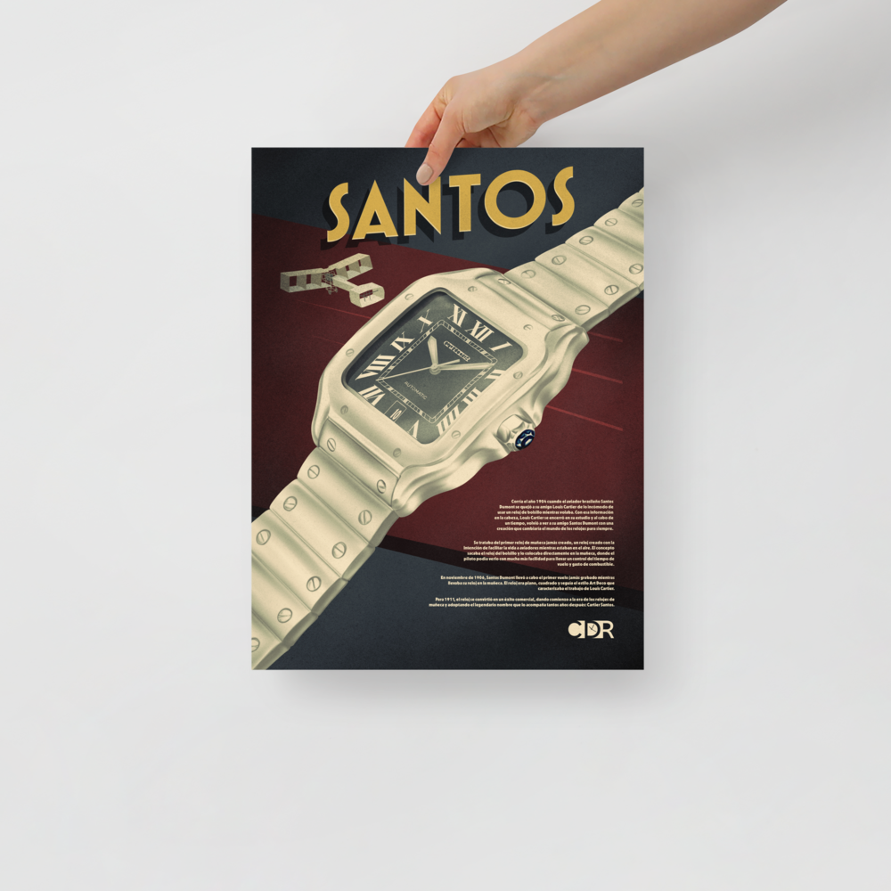 Póster 30x40 Santos