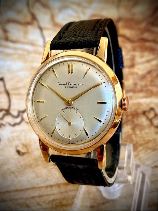 Girard Perregaux de oro 18K. Años 50