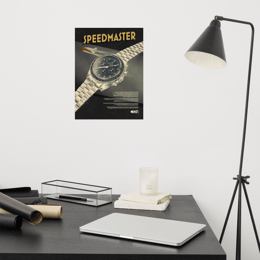 Póster 30x40 Speedmaster - Cultura de Relojes