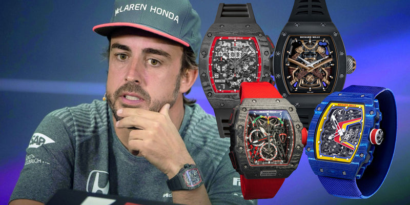 Los relojes de Fernando Alonso: de Viceroy a Richard Mille, la evolución de un icono de la Fórmula 1