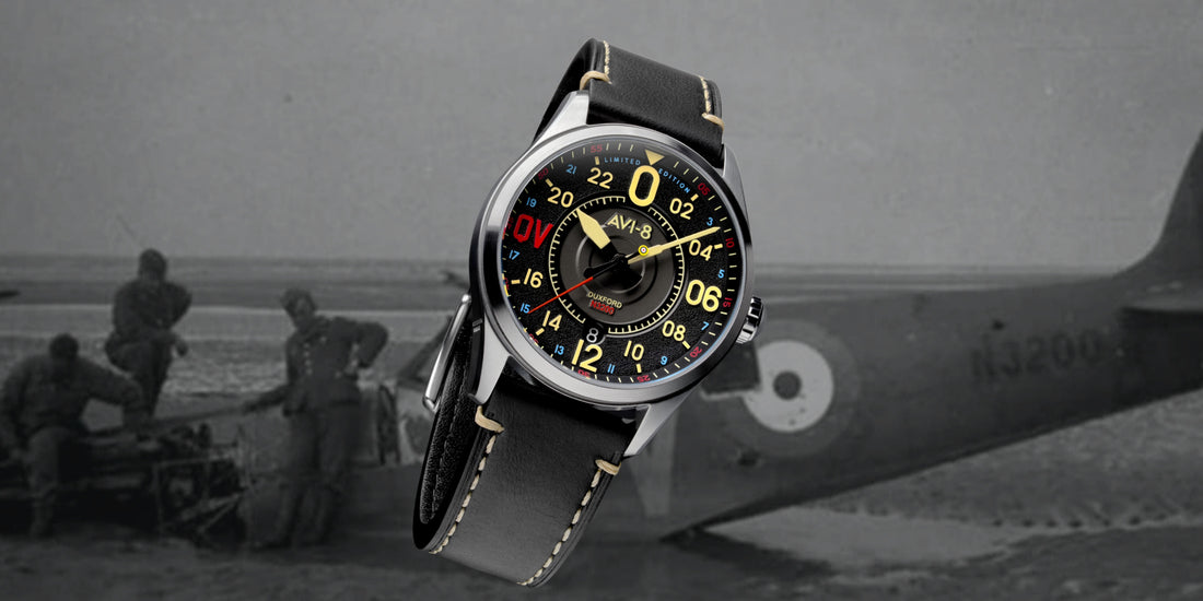 La nueva colaboración AVI-8 X War Museums - Cultura de Relojes