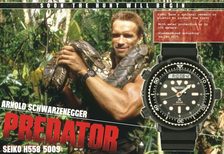 Se subasta el reloj de Arnold en Predator - Cultura de Relojes