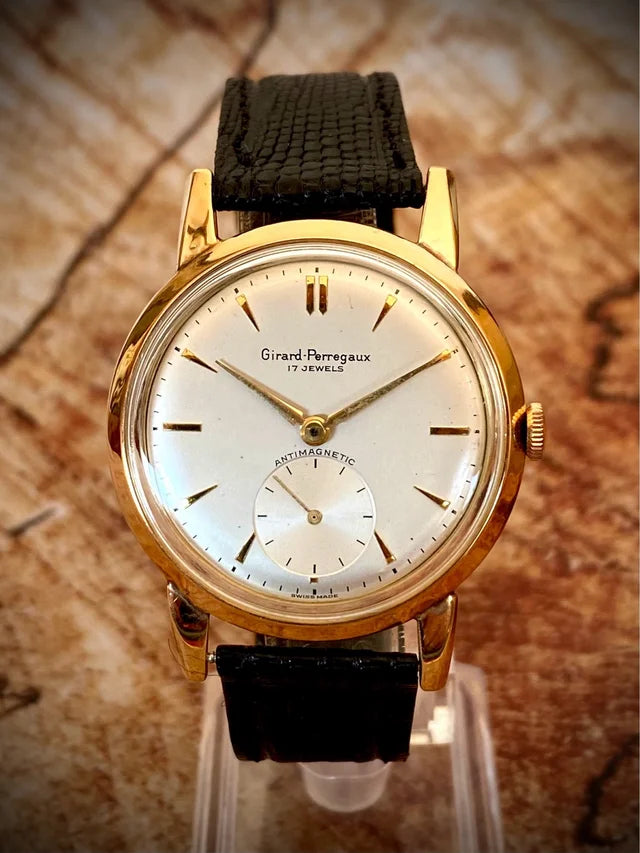 Girard Perregaux de oro 18K. Años 50