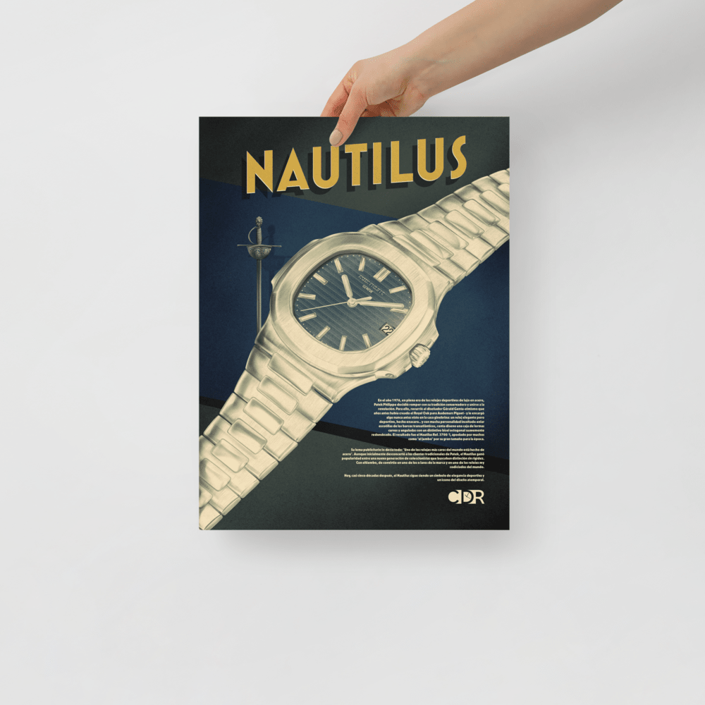 Póster 30X40 Nautilus - Cultura de Relojes