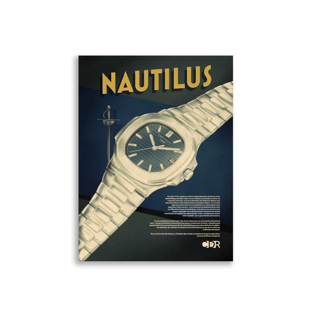 Póster 30X40 Nautilus - Cultura de Relojes