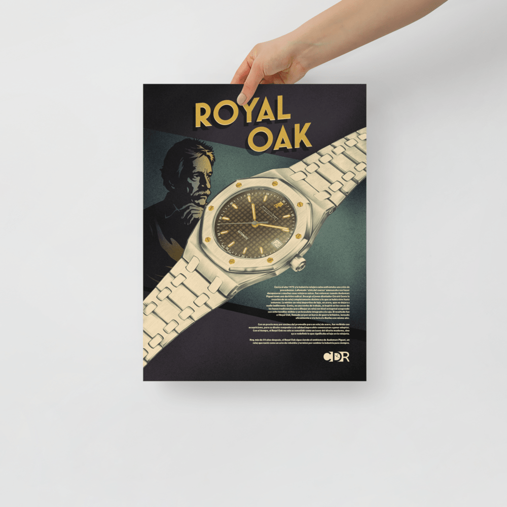 Póster 30x40 Royal Oak - Cultura de Relojes