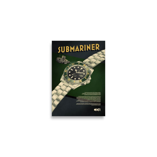 Póster SUBMARINER A2 - Cultura de Relojes